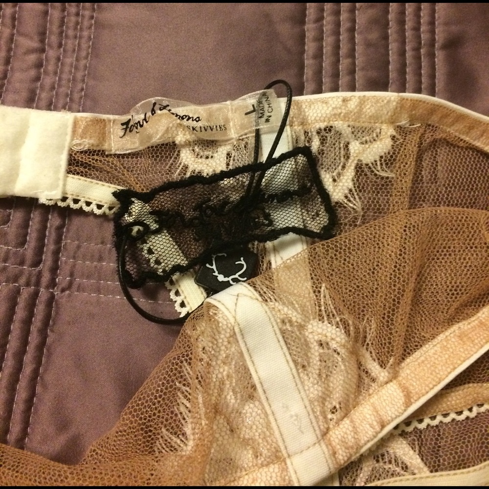 For Love and Lemons Skivvies Garter Belt - Picture 2 of 4